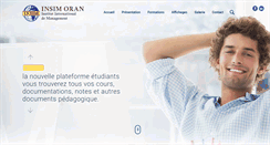 Desktop Screenshot of insim-oran.com