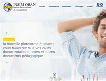 Tablet Screenshot of insim-oran.com